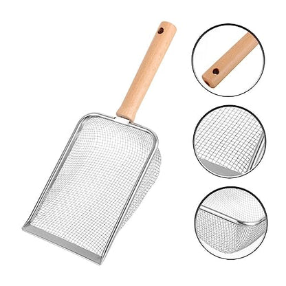 Reptile Litter Scoop and Handle Ergonomic Design for Easy Cleanup of Reptile Waste for Pets
