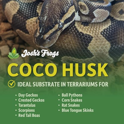 Josh's Frogs Loose Coco Husk Chips (10 Liters) - size: 10 Liter Bag