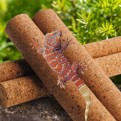 Natural Climbing Pet Cork Stick Natural Tree Frog Cork Wood Stick Branch Reptiles Climbing Branches Reptiles Use Cork Branches Climb Branches for Frogs, Snakes,Lizards, Bearded Dragons - size: 15.75"D x 1.65"W x 1.65"H