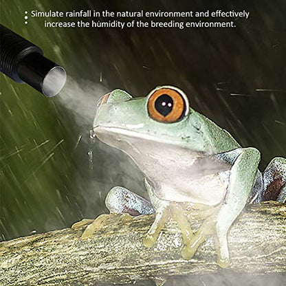 iayokocc Reptile Humidifier Reptile Fogger with Extension Hose, Automatic Terrarium Fogger for Lizard Tortoise Amphibians (US Plug)