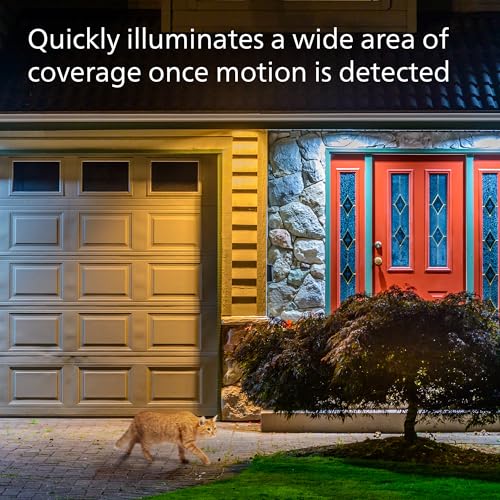 PHILIPS LED 120W PAR38 2-Pack Motion Sensing Soft White (2700K) 1200 Lumen (13W = 120W) Frosted Flicker-Free Light Bulbs - size: 2 Pack