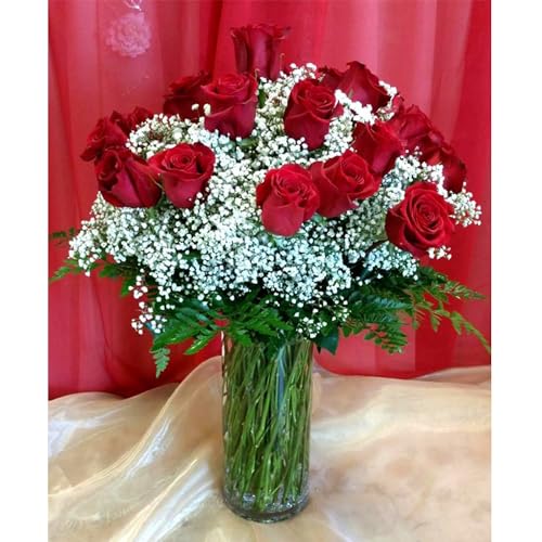 WGVI Quality Thick Weighted Clear Cylinder Glass Vases, 4" W x 12" H, Flower Arrangement Floating Candle Holders Wedding Centerpieces Terrarium Planter Floral Countertop Storage Container, 1 Piece - size: 4"x12"H