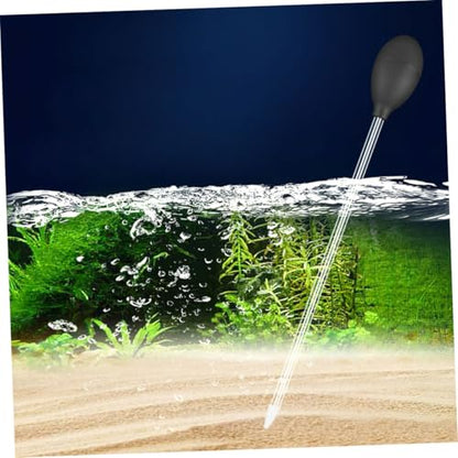 DOITOOL Water Absorber Aquarium Gravel Vacuum Fish Feeder Tube Fish Tank Feeder Tube Fish Tank Siphon Aquarium Tool Kit Fish Tank Vacuum Fish Tank Cleaning Tools Acrylic Black