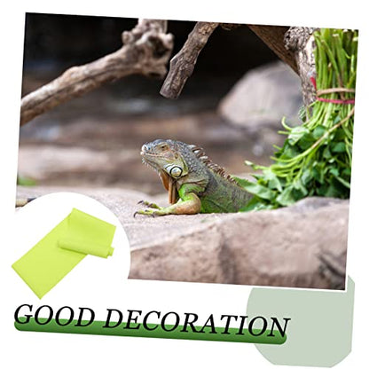 2pcs Reptile Tank Lizard Accessories Mat Substrate Liner for Bearded Dragon Reptile Carpet Mat for 10 Gallon Terrarium