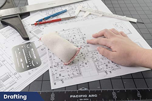 Pacific Arc Dry Cleaning Pads Large for Drafting, Art, Architecture, and Graphite - size: Large