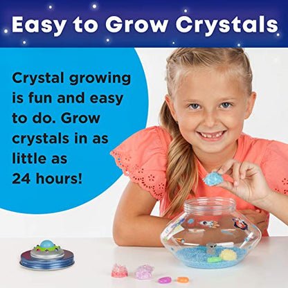 Creativity for Kids Crystal Space Terrarium Kit - Crystal Growing Kit for Kids - DIY STEM Science Kit for Boys and Girls (Ages 6+) - style: Space Terrarium