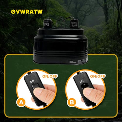 Reptile lamp, Maximum 160W Each Reptile hot lamp Comes with a Separate Switch, Suitable for Lizards, Turtles, Snakes, and Amphibians.