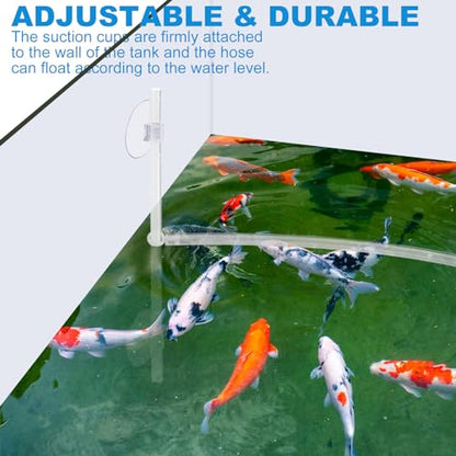 Aquarium Floating Plant Corral, Floating Plant Fence for Aquarium Accessories, Separates Floating Plants, Auto-Adjusts Height with Water Level, Suitable for All Floating Plants and Aquariums.