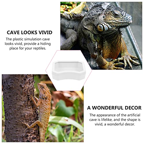 Crawling Toys Reptile Food Bowl Worm Dish: 10PCS Mini Plastic Reptile Water Feeder Bowl for Lizard Turtle Bearded Dragon Anoles Crested Gecko Hermit Black Accessories