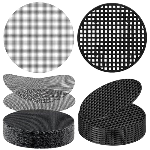 60 Mesh Screen for Planter Pots, Plant Drainage Insert, Pot Grid Mats Pads | 50PCS Mesh Screens + 10PCS Pot Bottom Grid Mats, 4 Inch Breathable Reusable Flower Pot Hole Pads For Indoor Outdoor Planters - size: 4 Inch