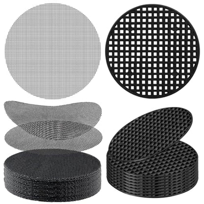 60 Mesh Screen for Planter Pots, Plant Drainage Insert, Pot Grid Mats Pads | 50PCS Mesh Screens + 10PCS Pot Bottom Grid Mats, 4 Inch Breathable Reusable Flower Pot Hole Pads For Indoor Outdoor Planters - size: 4 Inch