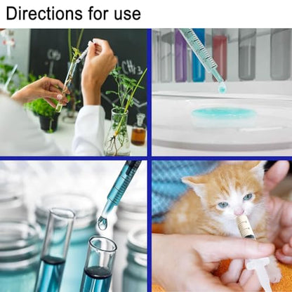 1ml Syringe Without Needle, 1ml Syringe for Liquids, Syringes for Scientific Labs, Measuring Liquids, Feeding Pets, 30 Pack Packaged