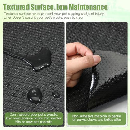 120Gallon Reptile Terrarium Mat Liner 59X24 Reptile Carpet Bedding | Leopard Gecko Tank Liner Mat Bearded Dragon Substrate for 4x2x2 Reptile Enclosure