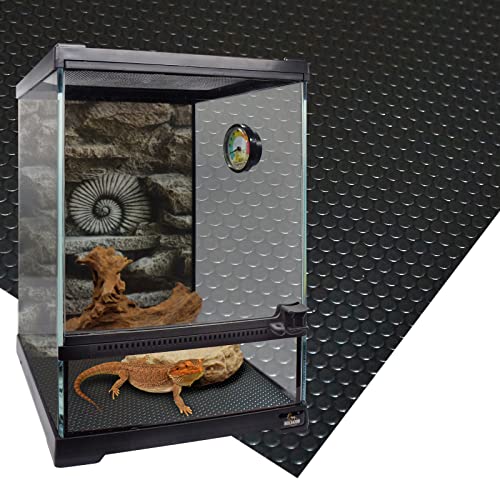 Reptile Substrate Mat Terrarium Liner 2PCS 36 * 18 inch, Bearded Dragon Tank Accessories Reptile Tank Carpet Bedding Non-Adhesive for Leopard Gecko Snake, Lizard and Tortoise