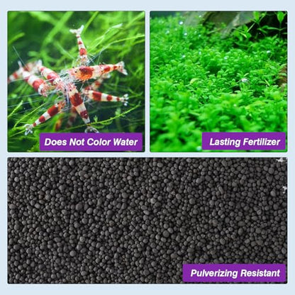 Upgraded Aquarium Soil Water Grass Mud, Ideal for Fish Tank Aquascaping Aquarium Substrate Soil for Plants and Shrimps, No Need to Wash (4.4 Pounds) - size: 4.4 Pounds
