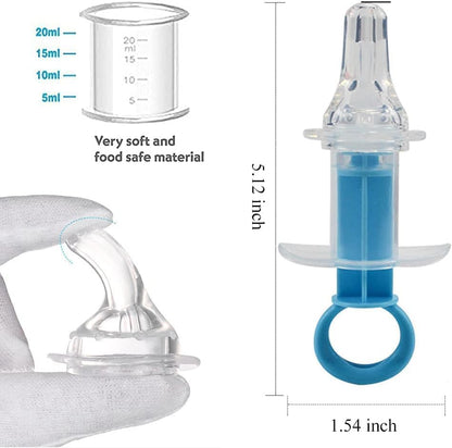 Blue Pet Medicine Feeder Liquid Oral Syringe Milk Nursing Bottles Syringe Soft Tip Plastic Pet Medical Feeding Tool for Dog Puppy Cat, Kitten Nursing Supplies