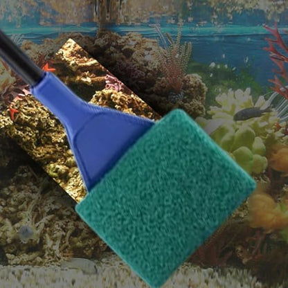 Fish Tank Cleaner Kit Detachable Algae Scraper Set | Aquarium Glass Tank Cleaning Kit for Turtles Reptile Betta Terrarium Wall Home