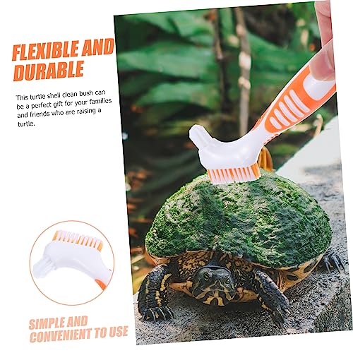 Abaodam Turtle Shell Cleaning Brush Aquatic Tortoise Shell Scrubber Brush Reptile Tank Cleaning Tool for Turtle Aquarium