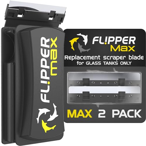 Flipper Cleaner - 2-in-1 Magnetic Aquarium Glass Cleaner - Fish Tank Cleaner - Scrubber & Scraper Aquarium Cleaning Tools – Fish Tank Cleaner MAX