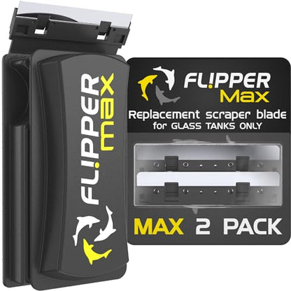 Flipper Cleaner - 2-in-1 Magnetic Aquarium Glass Cleaner - Fish Tank Cleaner - Scrubber & Scraper Aquarium Cleaning Tools – Fish Tank Cleaner MAX