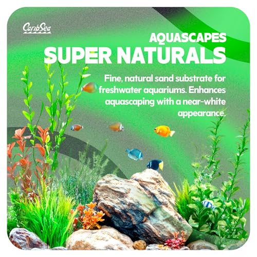 CaribSea Super Natural Moonlight Sand for Aquarium – 5 lb Each – Ideal for Freshwater Aquaria – Perfect for Discus, Tetras, Angelfish, and More – (Pack of 2)