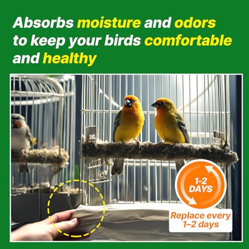 TORTO9 Cage Liner Sheets for Birds – 120 Pack, 11 x 17 in, 1.5 lb | Acid-Free & Non-Toxic Paper | Safe Pet Bedding, Craft Supply, Packing & Shipping Use - size: 11 x 17 in