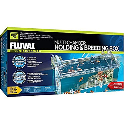 Fluval Multi-Chamber Holding and Breeding Box, Large | Up To 3 Separate Housing Compartments - size: Large