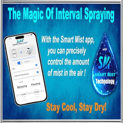 App Controlled High Pressure Misting Mister System Kit 1000 PSI Stainless Steel Tubing DIY Patio Greenhouse (100' w/ 50-008" Nozzles for Very Hot Dry Climates, Stainless Steel) - style: 100' w/ 50- 008" Nozzles For Very Hot Dry Climates