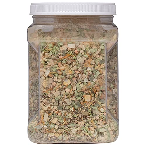 Healthy Herp Veggie Mix Instant Meal for Reptiles - Nutritious Bearded Dragon Accessories, Bearded Dragon Food - Made in USA - Quick Prep, Ideal for Box Turtles, Lizards, Tortoises - 7.5 oz (212g)