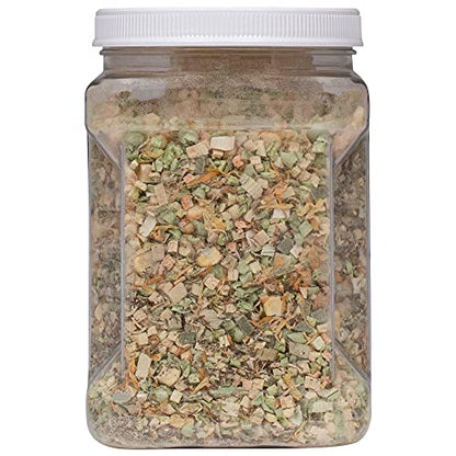 Healthy Herp Veggie Mix Instant Meal for Reptiles - Nutritious Bearded Dragon Accessories, Bearded Dragon Food - Made in USA - Quick Prep, Ideal for Box Turtles, Lizards, Tortoises - 7.5 oz (212g)