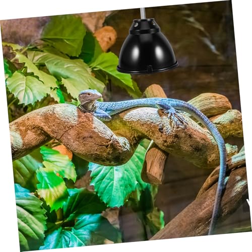Heat Lamp Guard Anti-Scald Dome Light Cover with Mesh Cover Reptile Heat Lamp Shade for Breeding Boxes Terrarium Habitat Turtle and Lizard Safety Use 5.59 X 5.59 X 4.13 in
