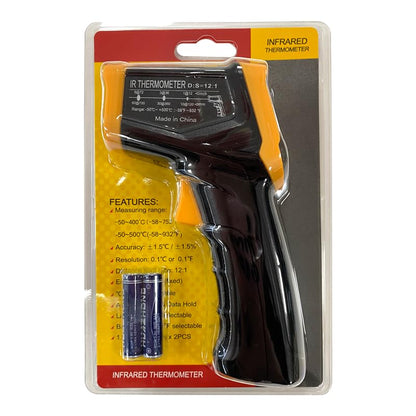 Digital Infrared Thermometer gun for cooking,BBQ,Pizza oven,Ir Thermometer with Backlight,-58℉~932℉(-50℃~500℃) Handheld Non Contact Heat Laser Temperature Gun (Not for Human)