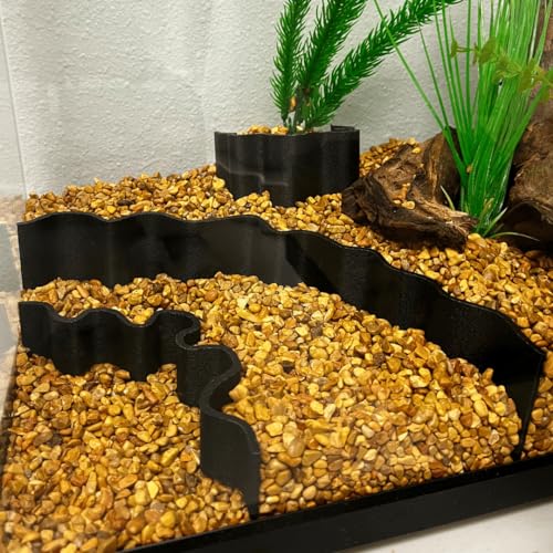 REEFSHAPE Aquarium or Terrarium Substrate Cliffs Combo Pack, Black | Separate Substrate Layers, Create Cliffs & Depth, Made in USA, Cliff Combo - color: Cliff Combo, Black