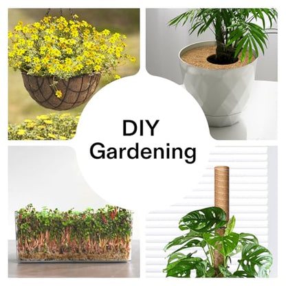 VIVOSUN Coco Coir Liner 16 x 120 in, 100% Natural Coconut Fiber Mat | Thickened Coco Liner Roll for Planters, Hanging Baskets, Garden Decoration, DIY Crafts, Pet Pads & Reptile Carpet - size: 16"W x 120"L