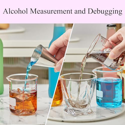 3 Piece High Borosilicate Glasss Liquid Measuring Cups, Includes 150ml(5OZ),250ml(8OZ),and 500ml(16OZ), Dishwasher, Freezer, Microwave, and Preheated Oven Safe, Essential Kitchen Tools - size: 150ml/250ml/500ml (5oz/8oz/16oz)