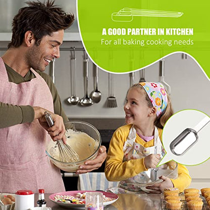 3PCS 1TBSP(15ML) Measuring Spoon, Stainless Steel Long Handle Teaspoons | High Precision, Food-Grade Stainless Steel, ‌Rust-Free, Dishwasher-Safe, Easy-Read Markings, Multi-Purpose, Sturdy & Durable - size: 1tbsp|3tsp|15ml|1/16cup|1/2oz