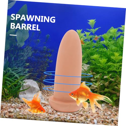 1set Shrimp Spawning Barrels and Breeding Cone for Discus Fish Pottery Craft Aquarium Decoration for Tropical Fish and Shrimp Breeding Design - size: 20.00X11.00X11.00CM