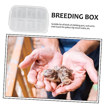 1pack Reptile Egg Incubator for Hatching Gecko Lizard and Design for Easy Visibility and Professional Breeding Box