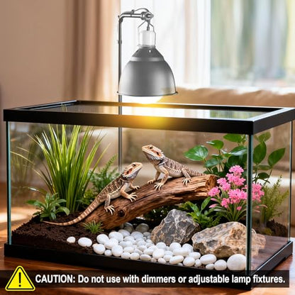 100W Reptile Heat Lamp Bulbs, Full Spectrum UVA/UVB Reptile Light Bulb and Basking Spot Light, UVB Light for Reptiles and Bearded Dragon, Turtle, Lizard, Snake, Amphibians - style: 100W UVB Bulbs