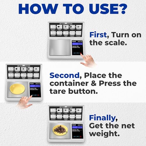 American Weigh Scales Series Digital Pocket Weight Scale Backlit LCD Stainless-Steel Surface 100g x 0.01g, (Silver), AWS-100-SIL - color: Silver, size: 100g x 0.01g