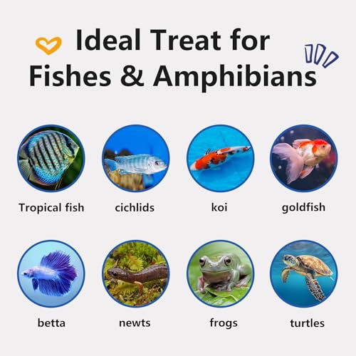 Amzey 0.5oz Sun Dried Baby Shrimp for Turtles - 100% Natural Dried Red Shrimp Fish Food, High Protein Gammarus, Food for All Aquatic Fish, Turtles, Frog, and Newts