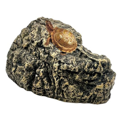 M2cbridge Aquarium Decorations Fish Hideout House Shelter Betta Cave (Rock Hide Cave) - style: Rock Hide Cave