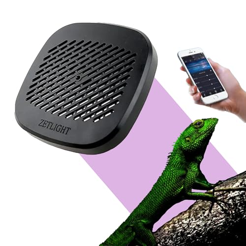 Reptile Terrarium LED UVA UVB Light with App Control for Desert and Tropical Habitats, ZL U1