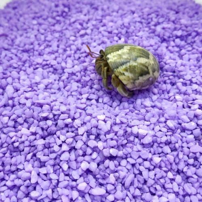 Purple Substrate Sand, Reptiles, Aquarium Decorations, Aquarium Sand, Terrarium Bedding, Fish, Amphibians Shallow-Water Creature Supplies (200, g)