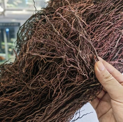 YZHZOM 160g Aquarium Driftwood Roots - Bushy Tank Wood for aquascaping -Perfect for Fry, Shrimp or Terrarium,Natural Wood Roots for Aquarium aquascaping