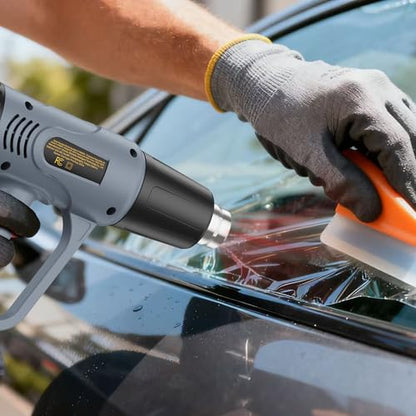 Heat Gun 122℉~1202℉ Dual Temperature Control Pistola De Calor with 4 Nozzles Kit Overload Protection Hot Air Gun For Crafting,Shrink Wrapping, Stripping Paint,5Ft Power Cord (V-F3000W)