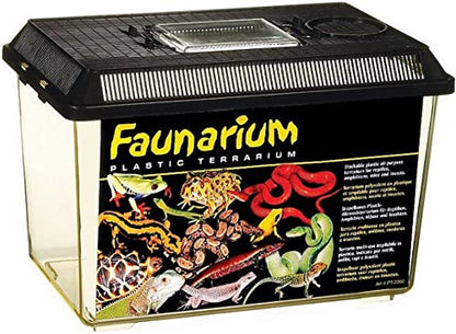 Exo Terra Faunarium, Plastic Reptile Terrarium, Medium, PT2260 - size: Medium