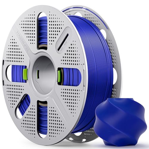 PLA Basic, Pre-Dried Filament with Quick-Swap Reusable Spool 1kg (2.2lbs), 1.75mm 3D Printing Filament, Compatible with Bambu Lab 3D Printers – Dark Blue - color: Dark Blue With Spool, size: With Spool