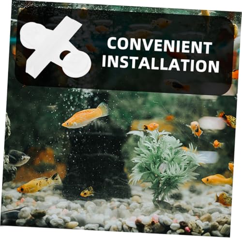 BESPORTBLE 20pcs Aquarium Divider Clips Durable Glass Suction Cups for Fish Tank Isolation Easy Installation Secure for Aquatic and Reptile Enclosures
