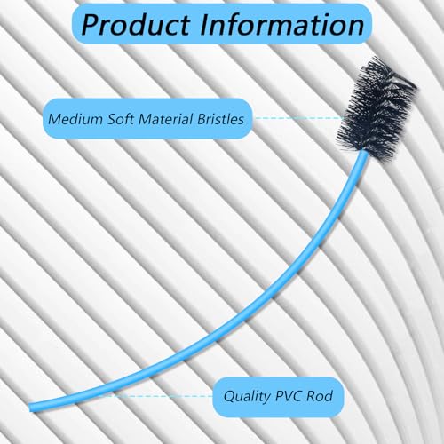 4 PCS Condensate Flexible Drain Brush, 15.7 in Nylon and PVC Drain Line Cleaning Brush, Keep Condensate Traps Clean, for AC Condensate Trap, Dirt Clean Condensate Drain Trap - style: 4 PCS 15.7 In